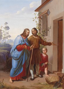 Le Christ entre dans une maison